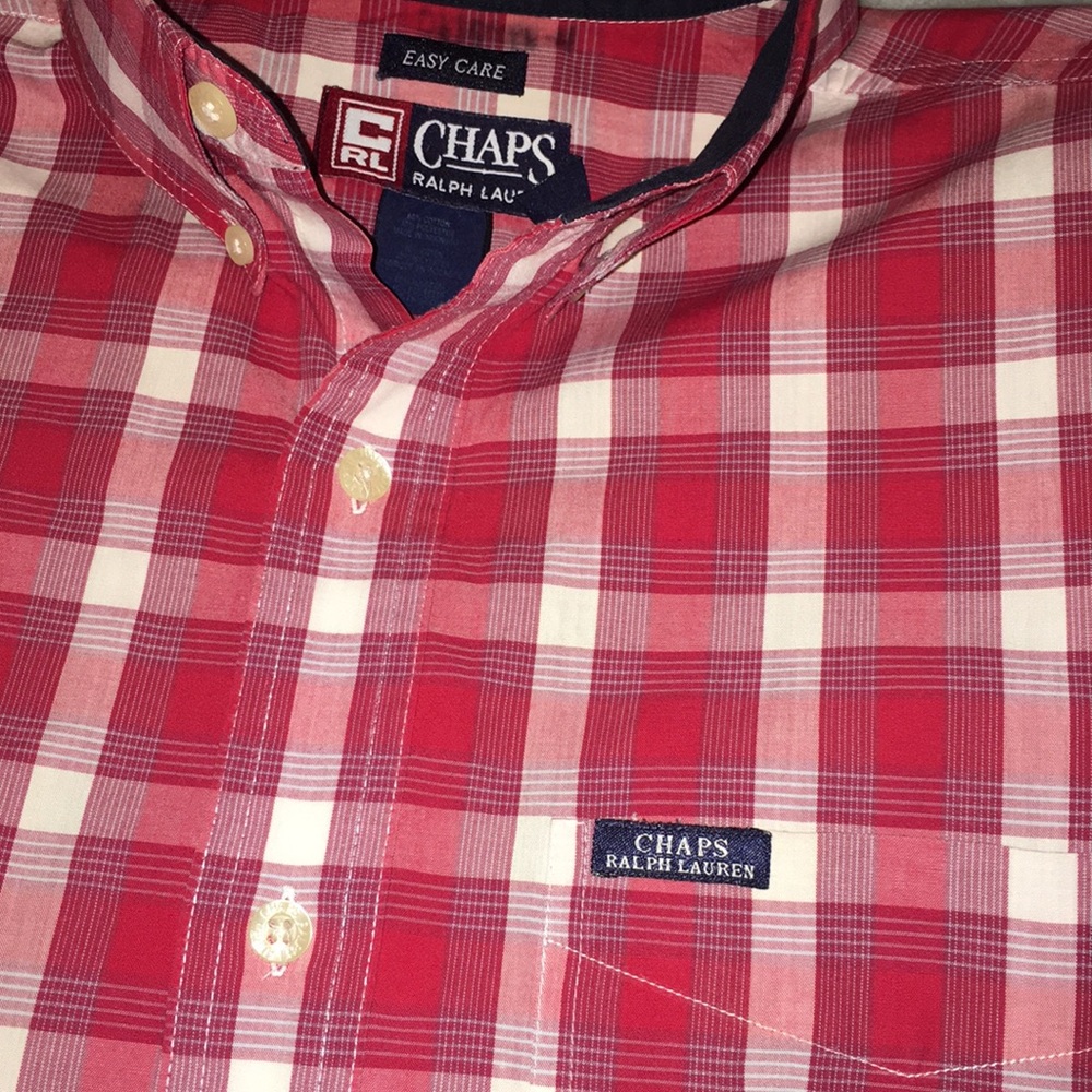 CHAPS by Ralph Lauren short sleeve button up Sz S - Picture 2 of 4